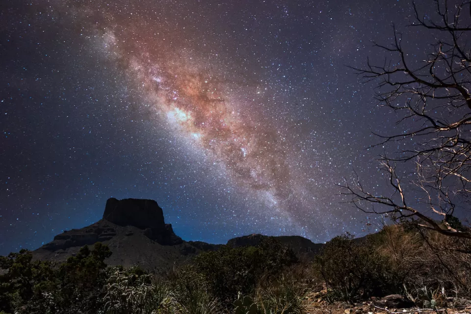 Milky Way in Big Bend National Park, Texas.